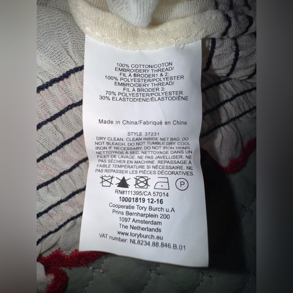 Tory Burch Blouse Mari Top Off/On Shoulder Floral Boho Peasant Sz XS EUC - Picture 3 of 11